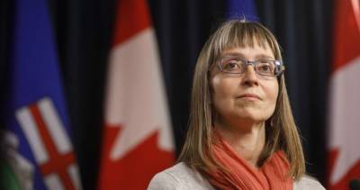 Alberta Health - Deena Hinshaw - Alberta - COVID-19: Hinshaw cautions those seeking loopholes during team sports ban - globalnews.ca