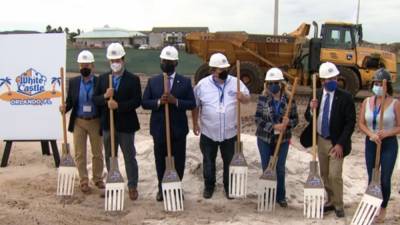 Jerry Demings - World's largest White Castle breaks ground in Central Florida - fox29.com - state Florida - county Orange