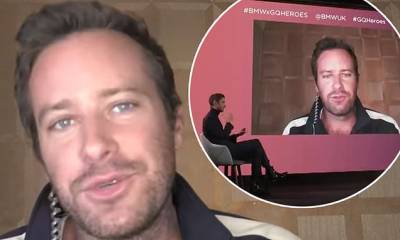 Armie Hammer - Armie Hammer says he's had difficulties dealing with coronavirus pandemic lockdown - dailymail.co.uk - Britain - state California - city Santa Monica, state California