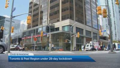 Marianne Dimain - Toronto, Peel Region go into lockdown as COVID-19 cases continue to rise - globalnews.ca