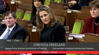Chrystia Freeland - Freeland says federal economic update coming by month’s end - globalnews.ca