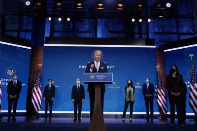 Joe Biden - The Latest: Biden says his picks show US back on world stage - clickorlando.com - Usa - Washington - state Delaware - city Wilmington, state Delaware