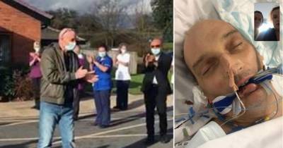 "Come on dad! Get through this! Crack on!" A son's Facetime pep talk that helped save the life of a grandad who spent EIGHT MONTHS battling Covid-19 in hospital - manchestereveningnews.co.uk