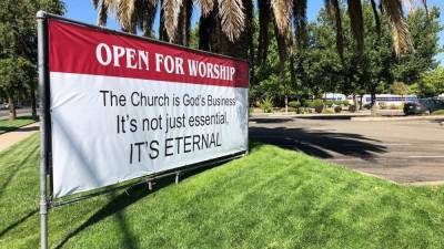 Gavin Newsom - California church asks Supreme Court to block coronavirus restrictions on gatherings - foxnews.com - state California