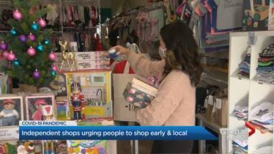 Coronavirus: Customers asked to shop local for Christmas - globalnews.ca