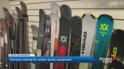 Coronavirus: Ski, snowboard demand surges amid COVID-19 pandemic - globalnews.ca