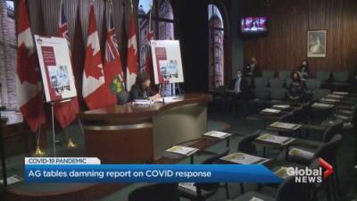Doug Ford - Travis Dhanraj - Bonnie Lysyk - Ontario’s auditor general tables damning report on provincial government’s COVID-19 response - globalnews.ca - city Ontario