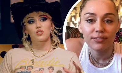Zane Lowe - Miley Cyrus reveals she's been sober for two weeks after she 'fell off' during the pandemic - dailymail.co.uk