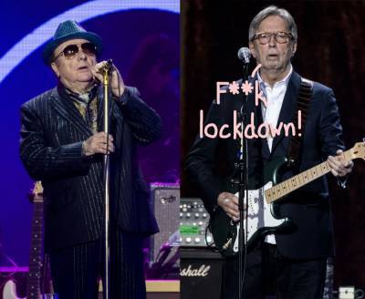 Van Morrison & Eric Clapton Slam COVID-19 Quarantine Policies, Announce New Anti-Lockdown Single - perezhilton.com