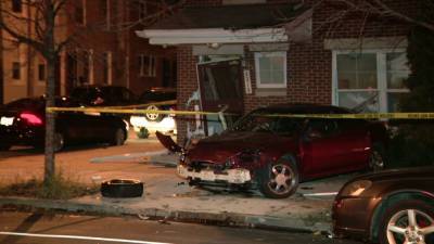 Officials: Woman hospitalized after car she is driving crashes into West Philadelphia home - fox29.com