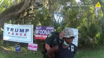 Donald Trump - Video: Florida woman claims she ‘snapped’ before damaging Trump signs, deputies say - clickorlando.com - state Florida - county Flagler