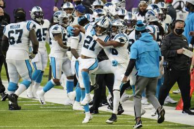 Beebe amends for fumble with TD as Vikes top Panthers 28-27 - clickorlando.com - state Minnesota - Chad - city Minneapolis