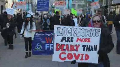 Protests defy public health measures as COVID-19 cases surge - globalnews.ca - Canada