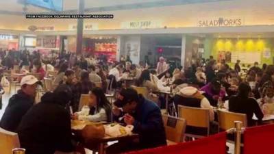 Photo of packed Christiana Mall food court prompts change to Delaware's COVID-19 restrictions - fox29.com - state Delaware - county New Castle