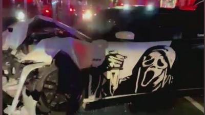 Three hospitalized after speeding vehicle strikes Uber, police say - fox29.com - New York - county Bedford - county Clinton - county Dekalb