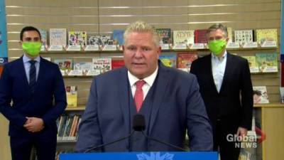 Doug Ford - Coronavirus: Ford demands information on vaccine delivery from feds, pharmaceutical companies - globalnews.ca