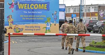 Soldiers move into Pontins as Army prepares to help roll-out mass coronavirus testing - mirror.co.uk