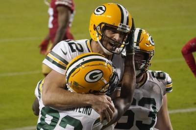 Aaron Rodgers - Aaron Rodgers leads Packers past undermanned 49ers, 34-17 - clickorlando.com - San Francisco - county Santa Clara