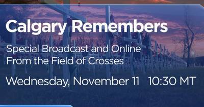 Watch live: Calgary’s 2020 Remembrance Day ceremony at the Field of Crosses - globalnews.ca