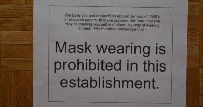 Mask-wearing ‘prohibited’ at gift shop in Keremeos, B.C., despite public health recommendations - globalnews.ca
