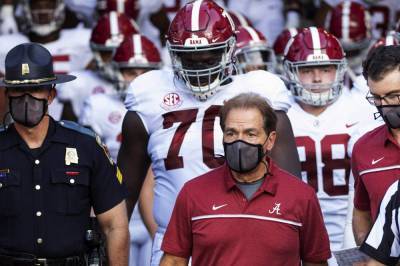 AP Top 25: Alabama is on top again; Notre Dame up to No. 2 - clickorlando.com - state Florida - state Ohio - state Texas - state Alabama