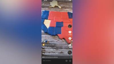 Home baker kept track of 2020 election results using red, blue icing on giant US cookie - fox29.com - Usa - Los Angeles - state Michigan