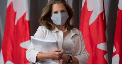 Chrystia Freeland - Marc Garneau - Fiscal update would boost child benefit and wage subsidy, calls for airline refunds - globalnews.ca - Canada