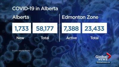 Deena Hinshaw - Fletcher Kent - 1,733 new COVID-19 cases Monday as Alberta identifies ‘unconventional ICU spaces’ - globalnews.ca