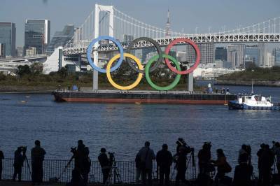 Olympic rings back in Tokyo Bay; a sign of hope in pandemic - clickorlando.com - county Bay - city Yokohama - city Tokyo, county Bay