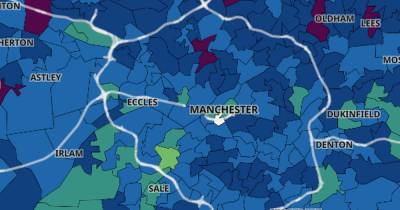 The map that shows the one area of Greater Manchester that is now almost Covid-19 free - manchestereveningnews.co.uk - city Manchester