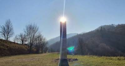 Stanley Kubrick - Another metal monolith appears in Romania, then vanishes - globalnews.ca - state Utah - Romania