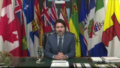 Justin Trudeau - François Legault - Trudeau, Legault open virtual First Ministers Meeting - globalnews.ca