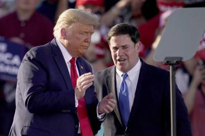 Donald Trump - Doug Ducey - In Arizona, Trump's false claims have torn open a GOP rift - clickorlando.com - state Arizona