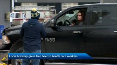 Free beer for health care workers - globalnews.ca