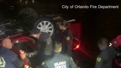 Lieutenant credits bystander in saving child’s life after car crashes into pond - clickorlando.com - state Florida