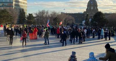 Alberta Coronavirus - Calgary, Edmonton protesters rally against COVID-19 measures as Alberta adds 1,590 new cases - globalnews.ca