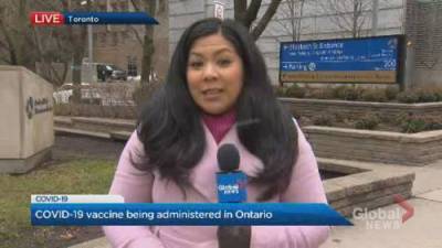 Marianne Dimain - Coronavirus: Front-line workers at Toronto long-term care home 1st to receive COVID-19 vaccinations in Ontario - globalnews.ca - county Ontario