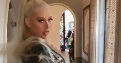 Christina Aguilera - Age-defying Christina Aguilera rocks skintight catsuit as she turns 40 - mirror.co.uk