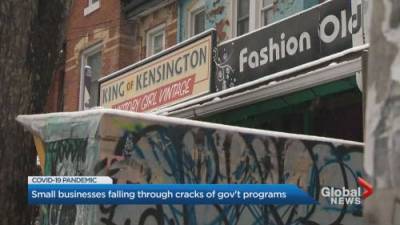 Coronavirus: Small businesses falling through cracks for government aid - globalnews.ca