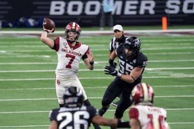 No. 12 Sooners win 6th B12 title in row, 27-21 over Iowa St - clickorlando.com - state Texas - state Iowa - state Oklahoma - county Spencer - county Arlington