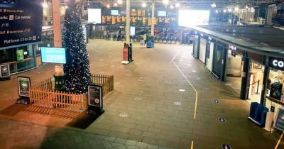 Eerily quiet at Edinburgh's Waverley Station at usual busiest time of year - dailyrecord.co.uk - Scotland