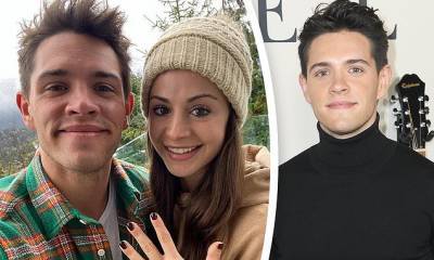Casey Cott announces he's engaged as he shares cute photo of the bride-to-be - dailymail.co.uk