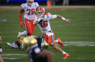 Trevor Lawrence - Lawrence, No. 4 Clemson rout No. 2 Notre Dame for ACC title - clickorlando.com - state North Carolina - county Williams - Charlotte, state North Carolina - county Lawrence
