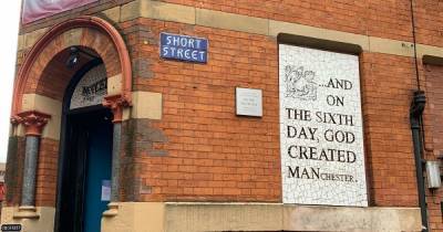 Northern Quarter's 'And on the sixth day God created Manchester' mosaic restored - manchestereveningnews.co.uk - city Manchester