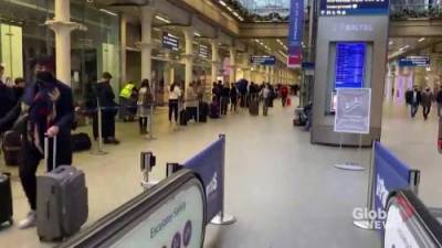 Coronavirus: Passengers rush to leave London ahead of Tier 4 lockdown - globalnews.ca - Britain - city Brussels