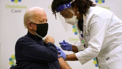 Joe Biden - Biden receives first dose of Covid-19 vaccine - rte.ie - Usa - state Delaware - city Newark, state Delaware