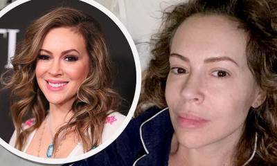 Alyssa Milano - Alyssa Milano, 48, shares a make-up free selfie on her birthday as she speaks about being 'grateful' - dailymail.co.uk