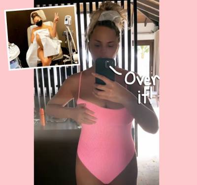Chrissy Teigen - Chrissy Teigen Is Once Again Relatable AF With Swimsuit Boob Fit Problems After Breast Reduction Surgery - perezhilton.com