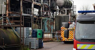 Huge 'chemical explosion' at industrial site leaves man in hospital with serious burns - manchestereveningnews.co.uk