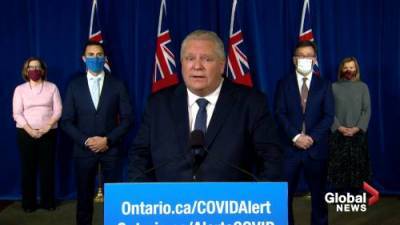 Doug Ford - Jim Watson - Coronavirus: Ontario Premier Doug Ford says he can’t leave Ottawa open when everything else is shutdown - globalnews.ca - city Ottawa